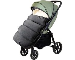 SnelShoppen - Aloskart Babywagen Voetenzak Winter, Universele Voetenzak voor Kinderwagens, Extra Grote Stroller Footmuff, Dubbel Gelaagd, Warm en Comf
