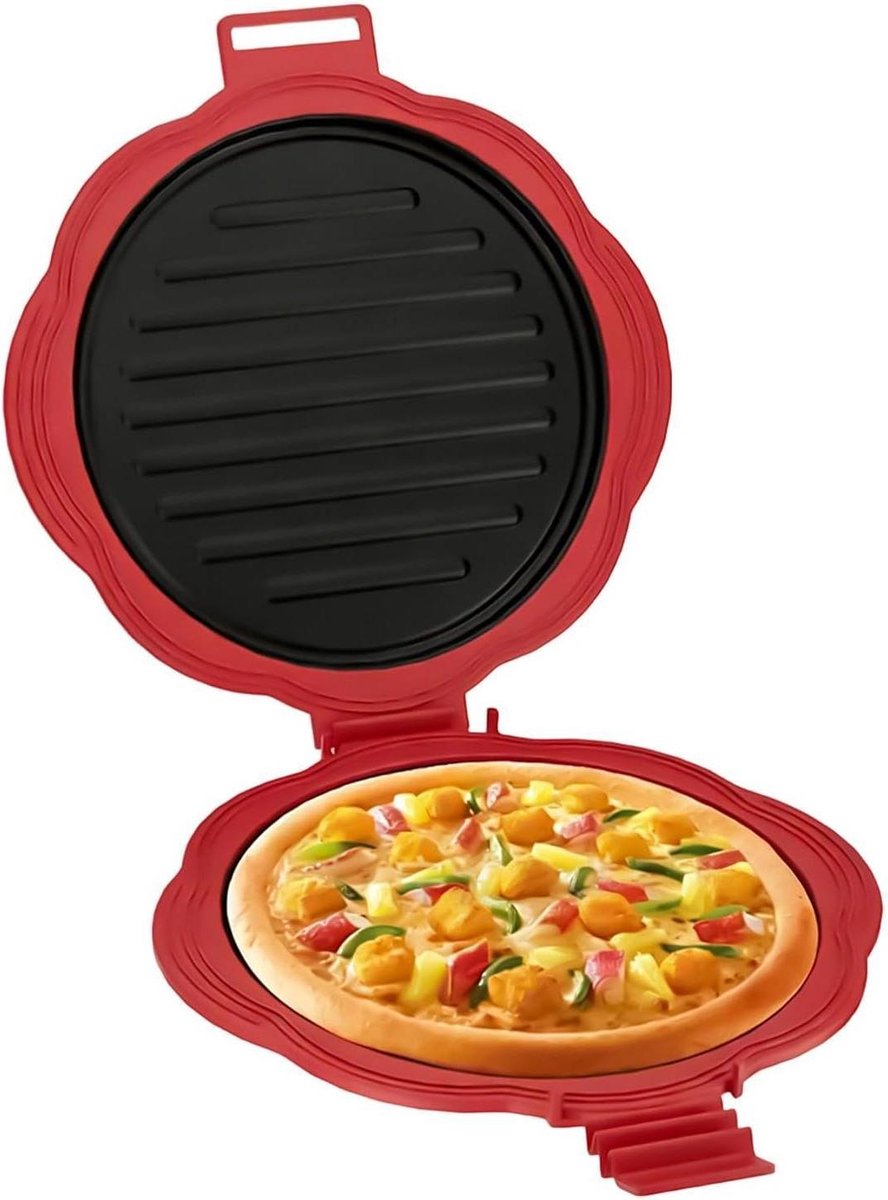 Tosti ijzer - Sandwichmaker Grill - Warme Snacks Maken - Dubbelzijdige Grillplaten - 27 cm breed - Zwart