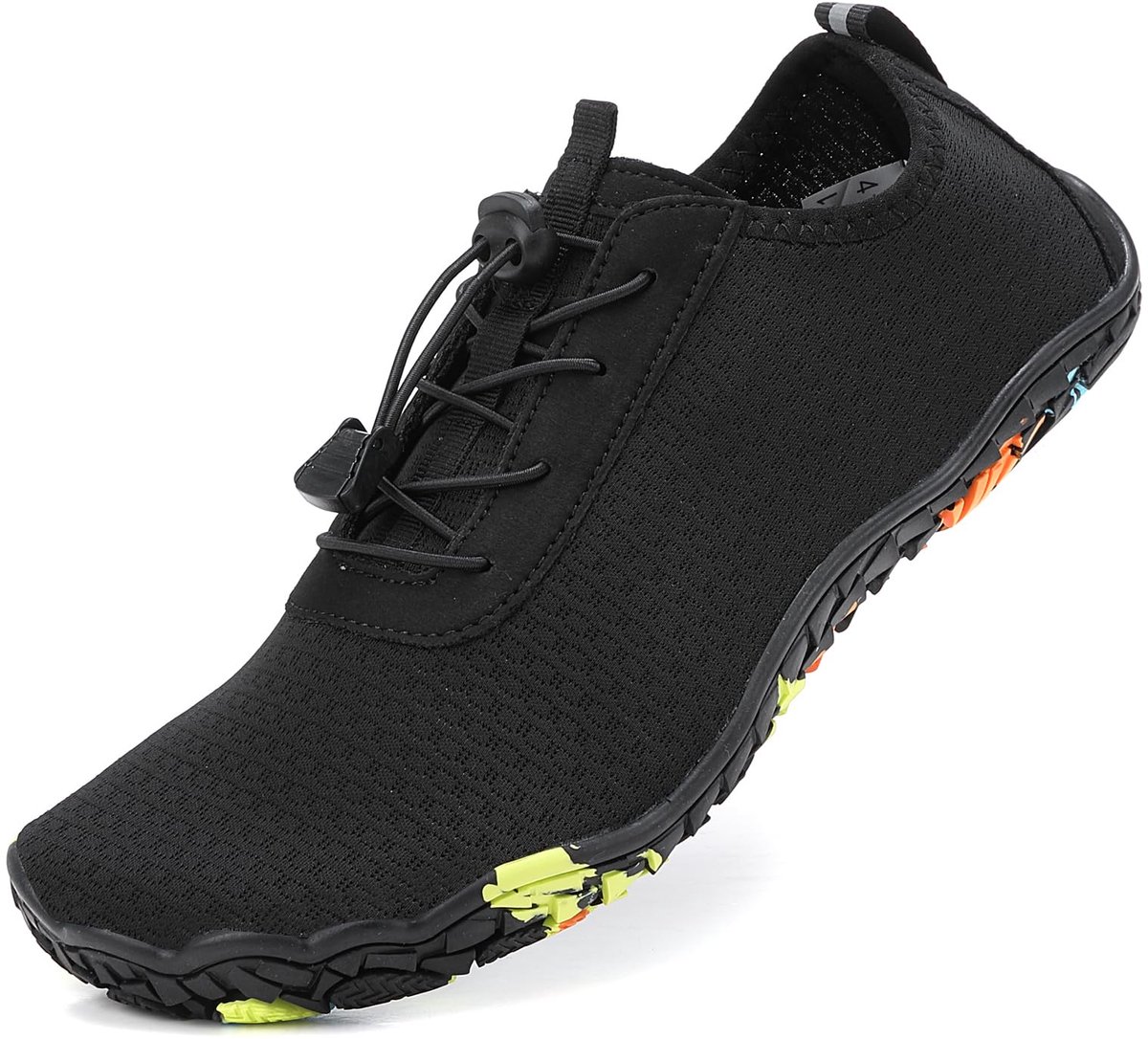 SnelShoppen - Lichte Antislip Zwarte Sportwaterschoenen Dames EU 41 - Perfect voor Strand, Zwemmen, Watersport en Activiteiten Buiten