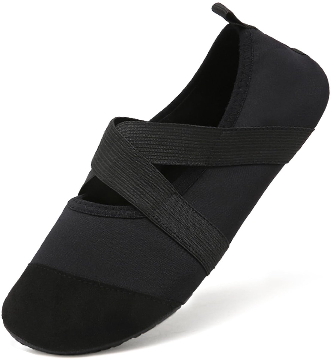 SnelShoppen - Acfoda Waterschoenen Dames Sneldrogend Antislip Badschoenen Heren Lichtgewicht Blotevoetenschoenen 41/42 EU Zwart Voor Strand Surfen Zwe