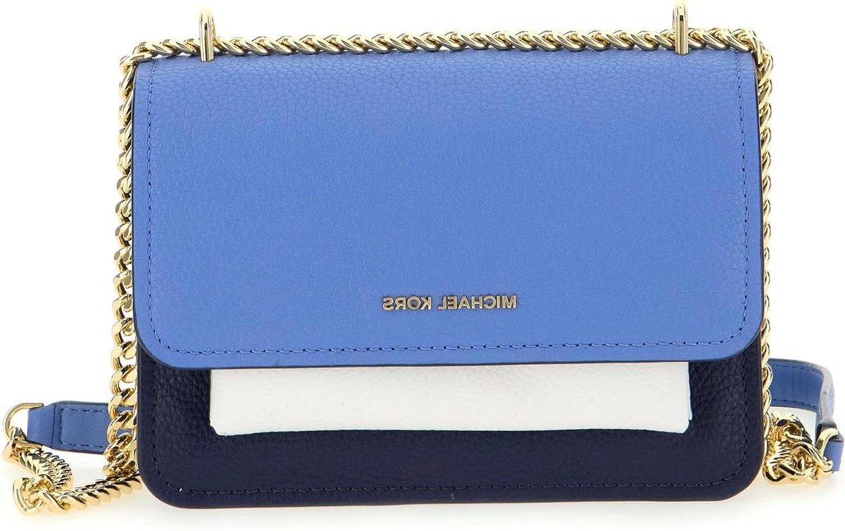 Schoudertas Leer - Dames Handtas - Dagelijks Gebruik - Hoogwaardig Leer - 45 x 35 x 5 cm - Blauw