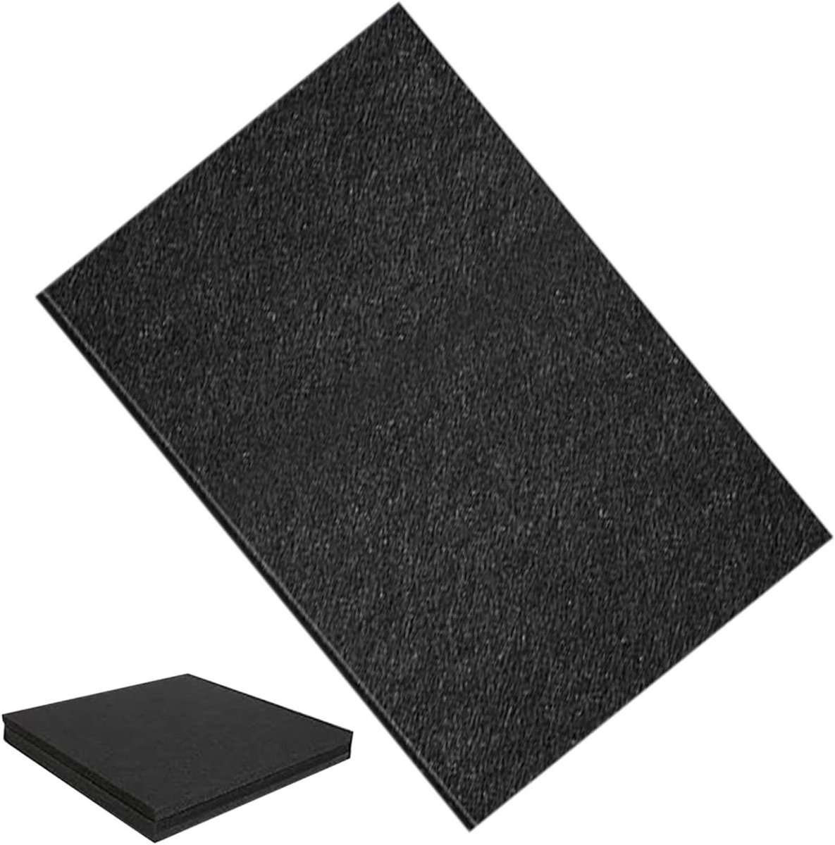 Dartbord Wandbescherming - Vilt Achterwand - Bescherming Muren - Geluidsabsorberend Vilt - 60 x 90 cm - Grijs