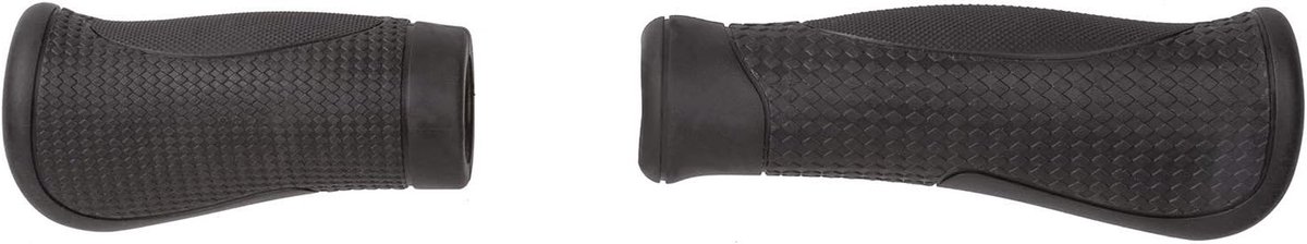 Fietsstuurgrepen - Handvatten fiets Stuurgrepen - Comfortabel Fietsen - Ergonomische Vorm - 130/95 mm - Zwart