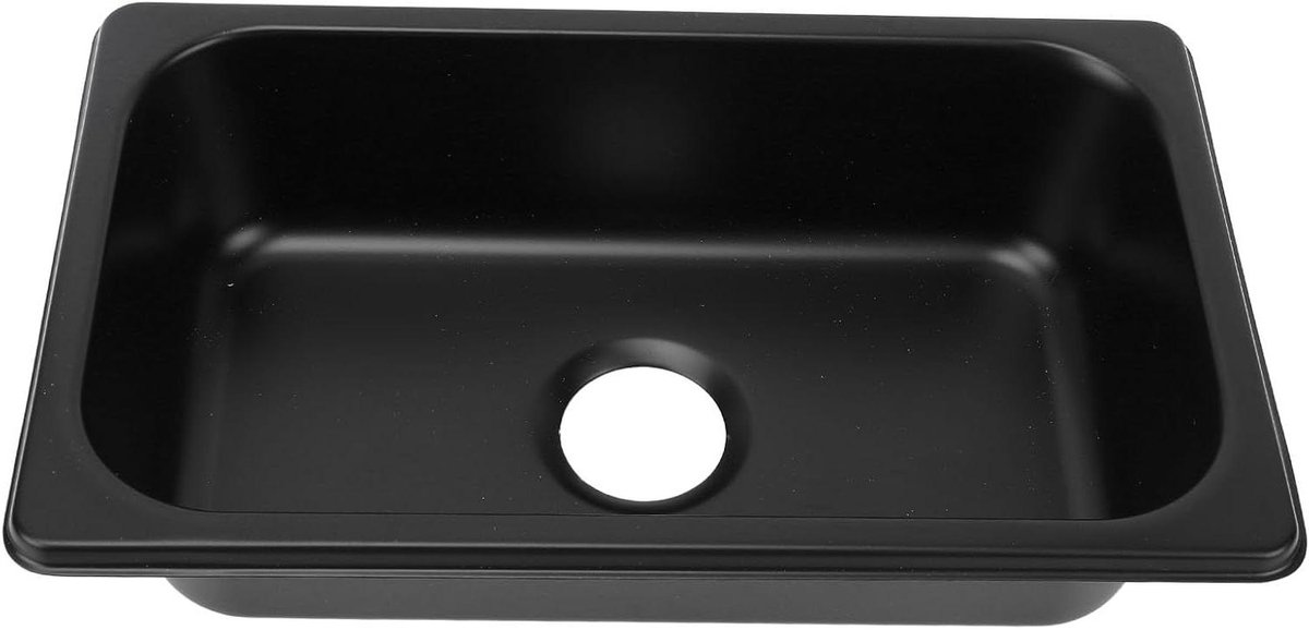 RV Spoelbak - Aanrecht Gootsteen - Keuken Gebruik - Ingebouwde Installatie - 26.5x16.2x6.5cm - Zilver