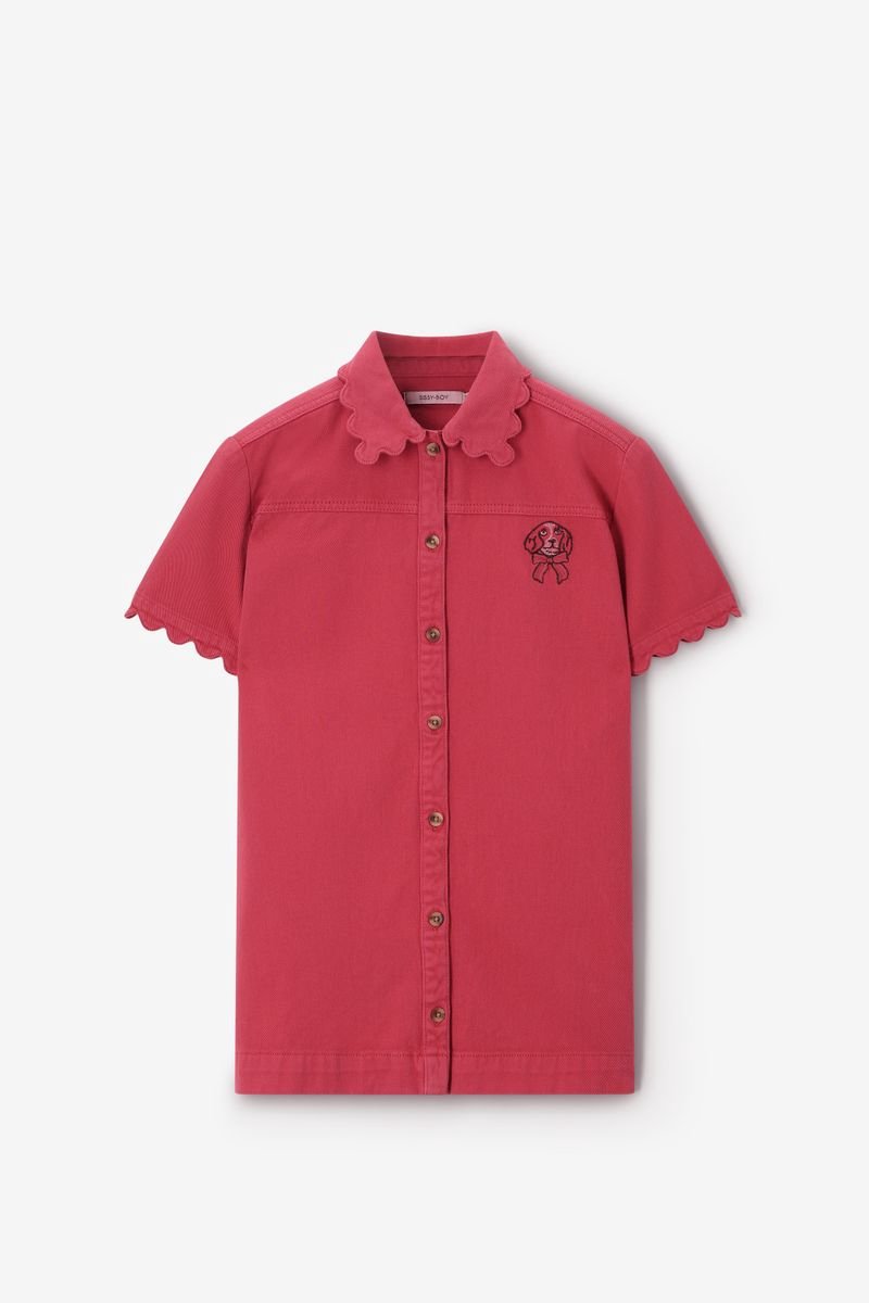 Sissy-Boy - Rode denim jurk