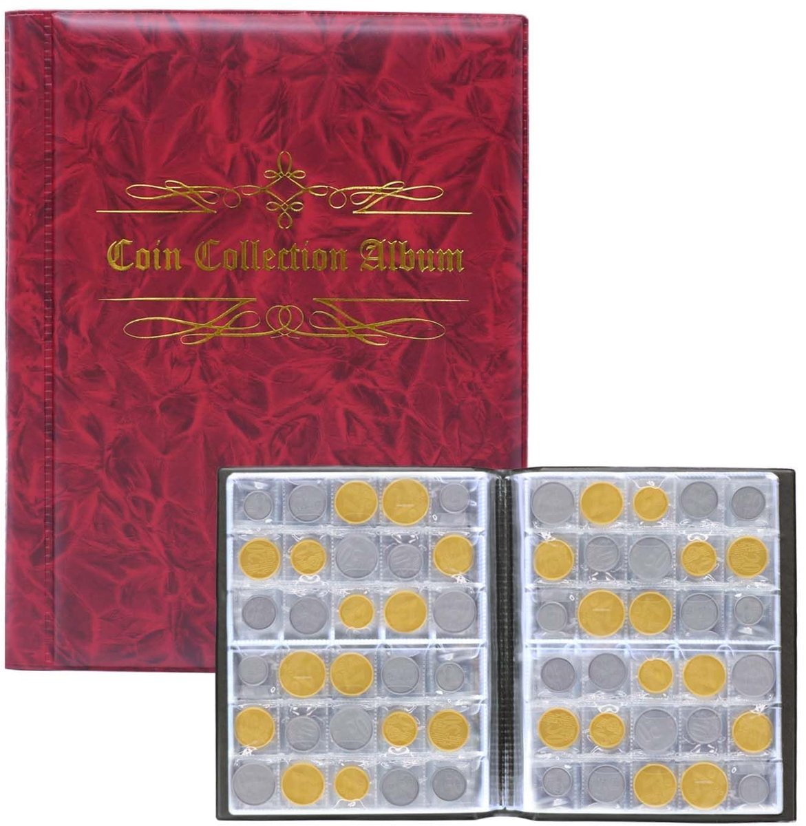 Dailygoods - Muntenopslag 480 stuks - Verzamelalbum voor euromunten