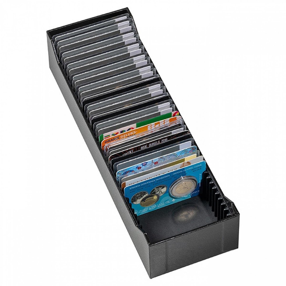 Dailygoods - Logik Archivbox voor 40 Goldbarren in Blister, Zwart