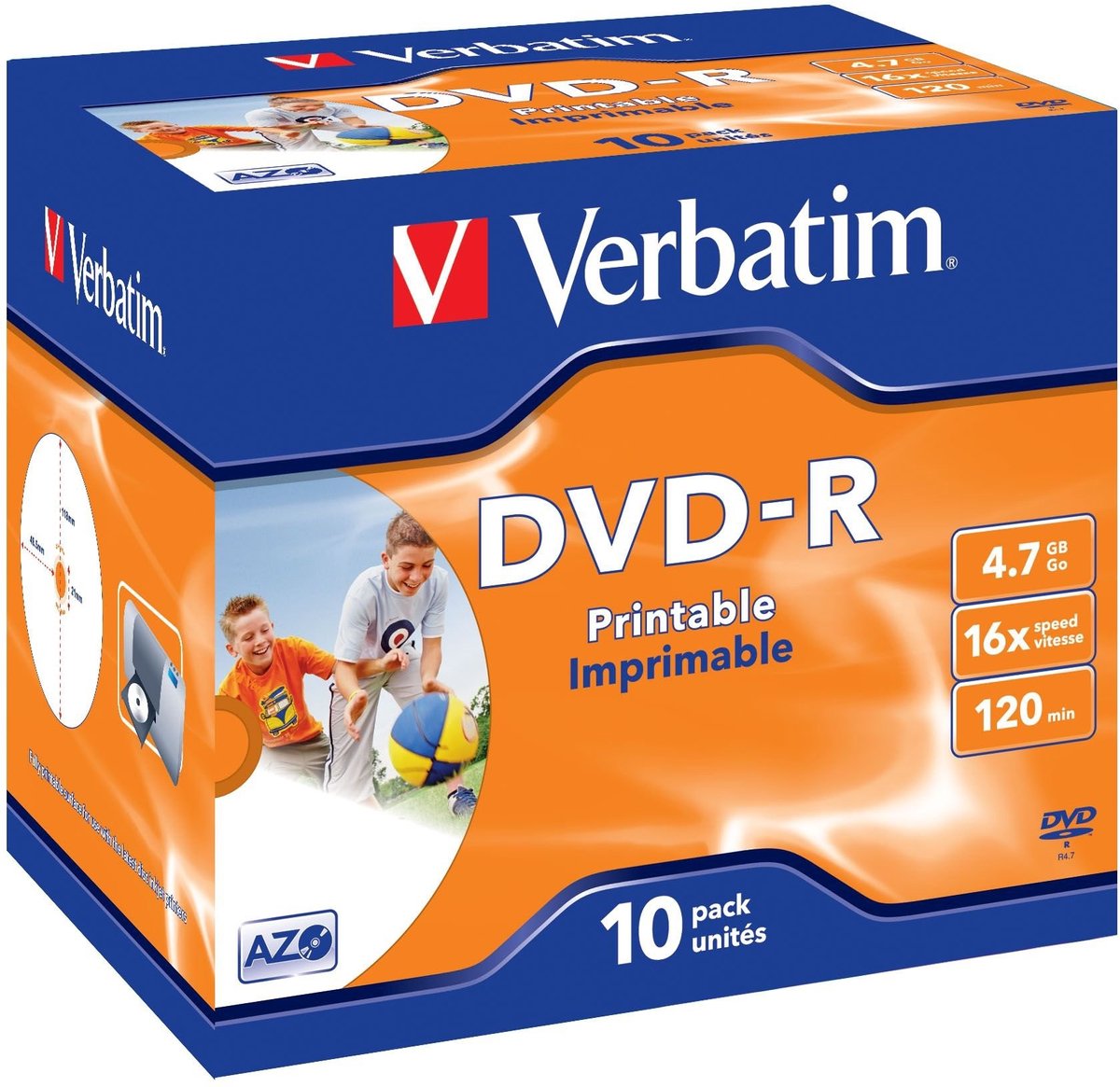 Dailygoods - DVD-R 4,7 GB - 10 Stuks in Jewel Case