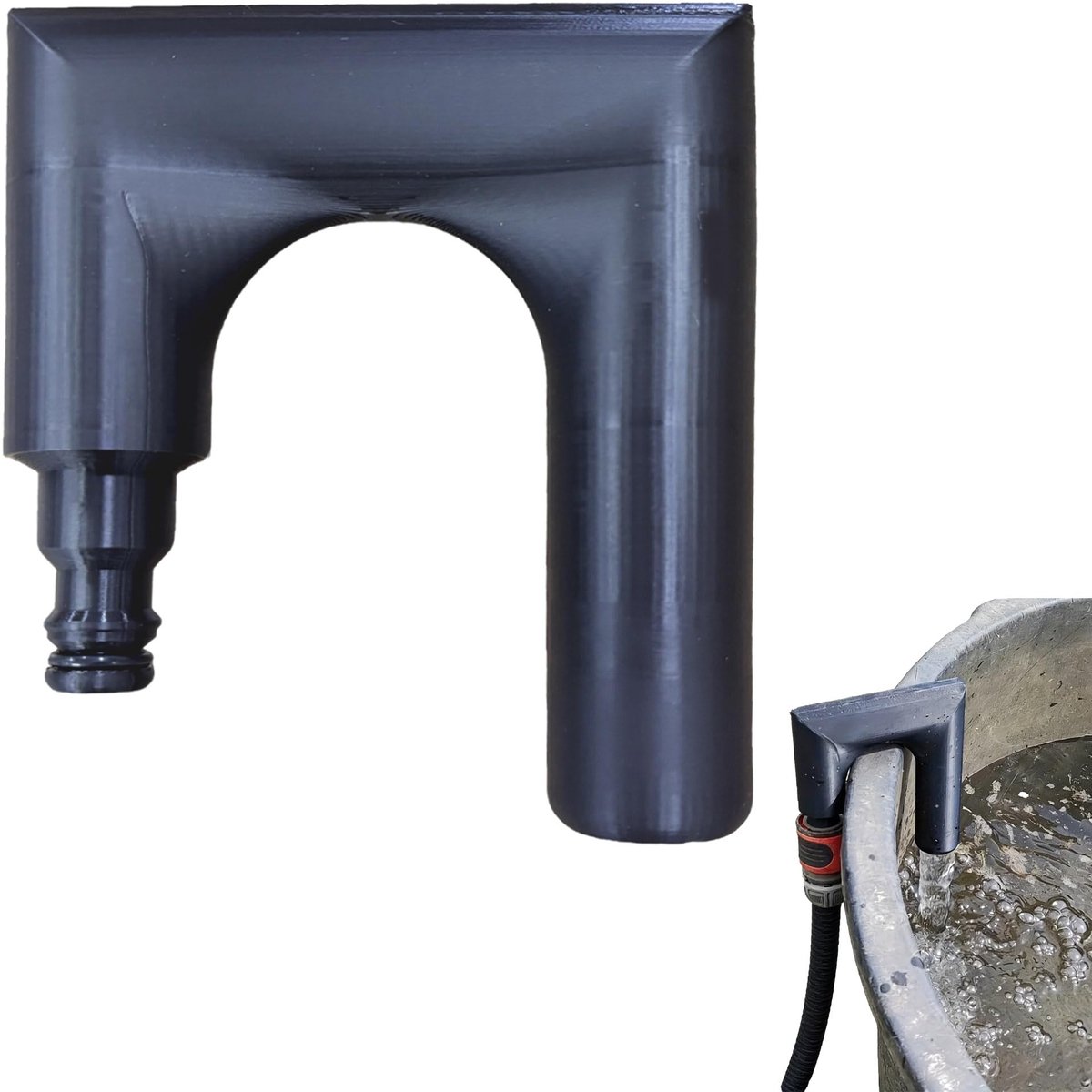 Dailygoods - U-vormige Slanghouder - Organiseer Je Tuinslangen en Waterslangen