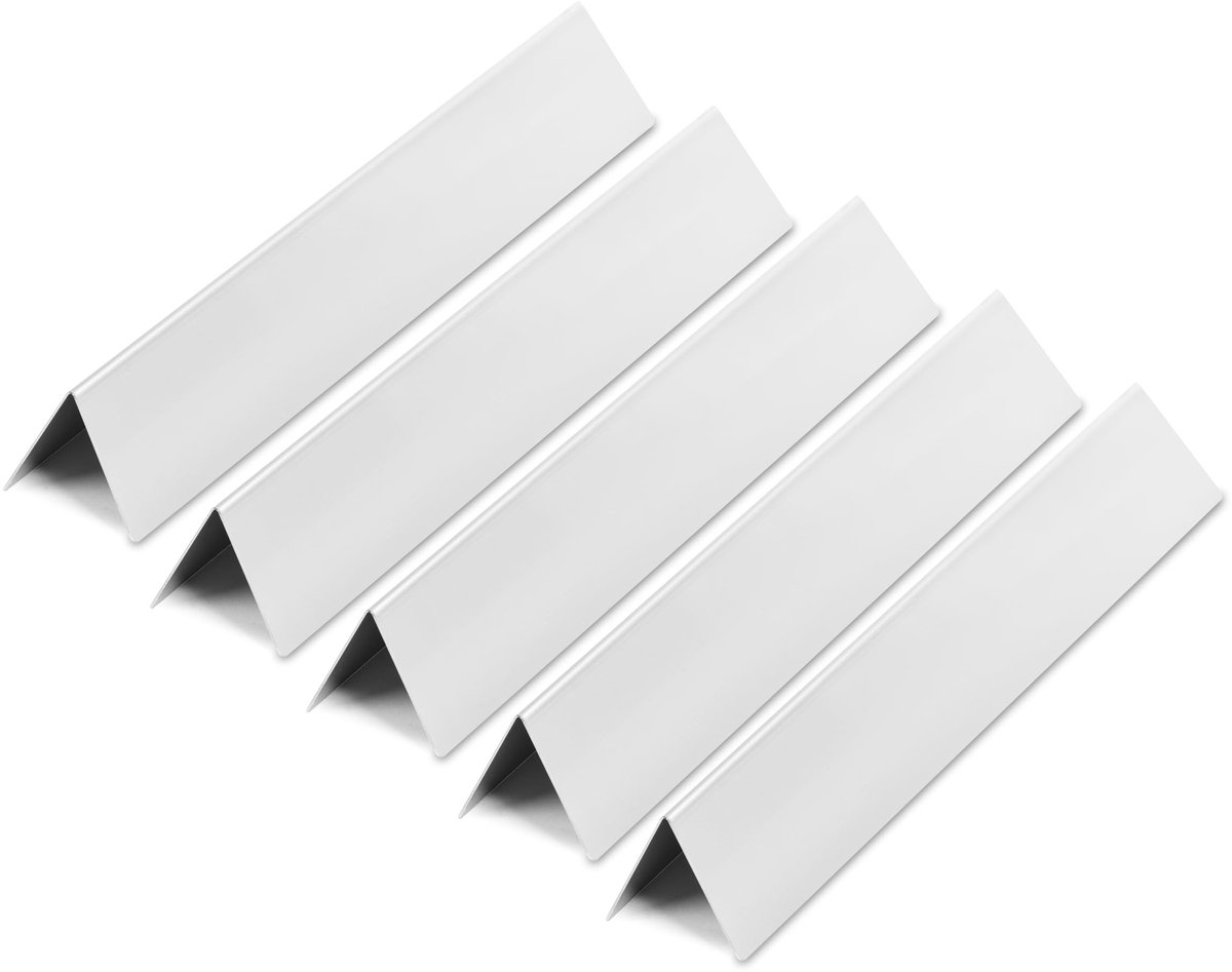 Dailygoods- Flavorizer Bars - Set van 5 - Roestvrij Staal - Geschikt voor Weber Spirit 310/320/330 - Duurzaam - Hoge Warmtegeleiding - Grillroosters