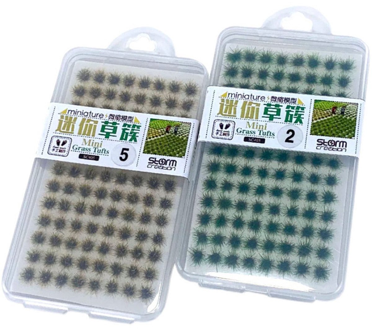 Dailygoods - Statische Gras Tufts voor Modelbouw en Landschappen