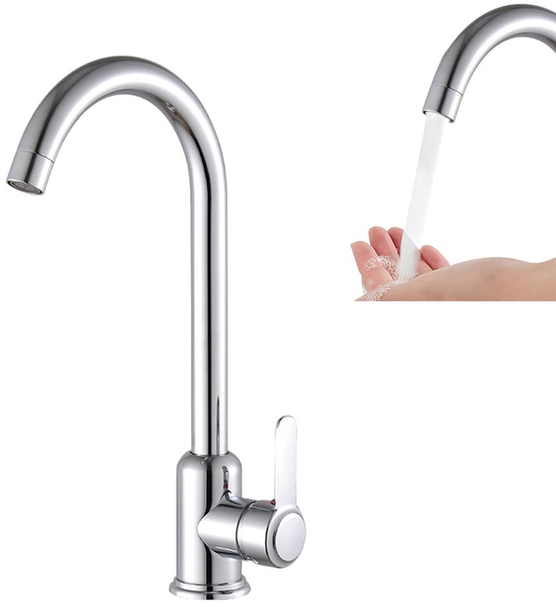 Dailygoods - Keuken Mengkraan met 360 Graden Draaibaar - Keukentap voor Sinks