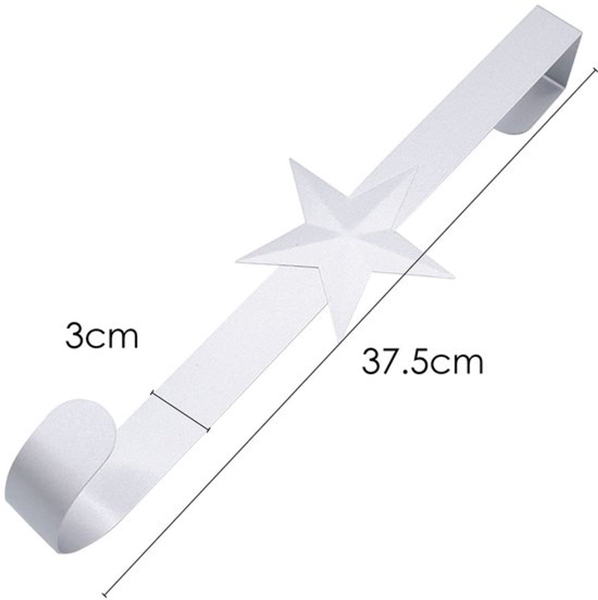 Ster Hanger voor Kerstkrans - Deurhanger voor Decoratie