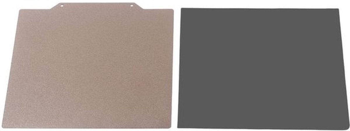 - Printer Bouwplaat - Flexibel Dubbelzijdig - Zwart - Slijtvast - Sterke Hechting - Geschikt voor 3D-printers - 165x165mm