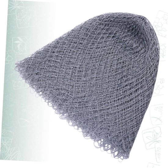 Visnet Vervangingen - Schepnet Gaasnet - Vissen Garnalen Vangen - Verbreed Verdikt Gaas - 40x35x35cm - Grijs — afbeelding 5