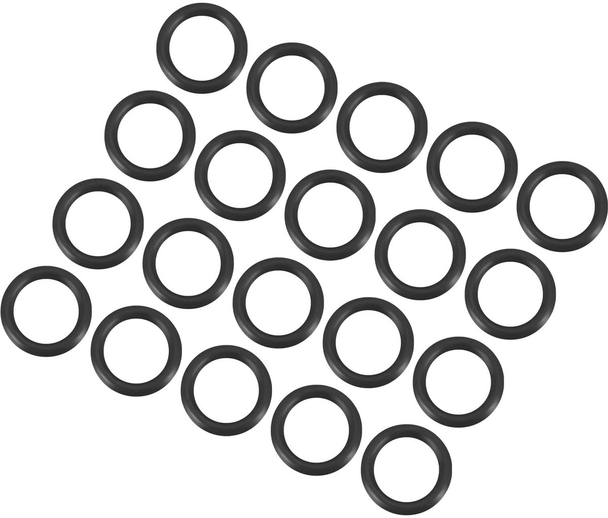Dailygoods - 20 Stuks Nitril Rubber O-Ringen 13mm x 9mm x 2mm voor Water Tap en Lekkage Reparatie