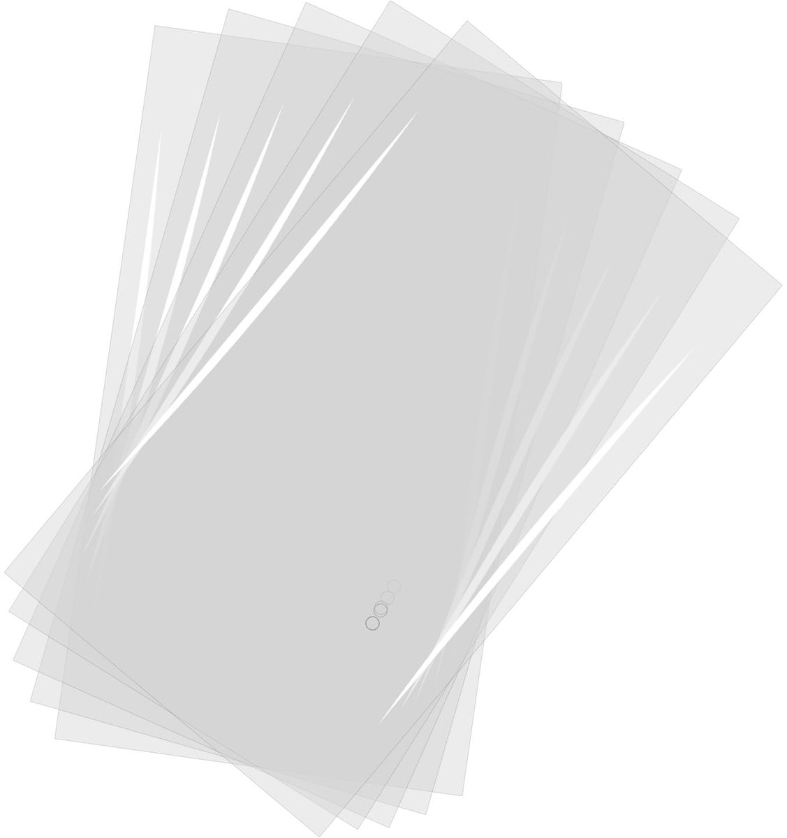 Dailygoods - 50 Stuks Heldere Warmte Krimpzakken - 45x61cm voor Verpakking