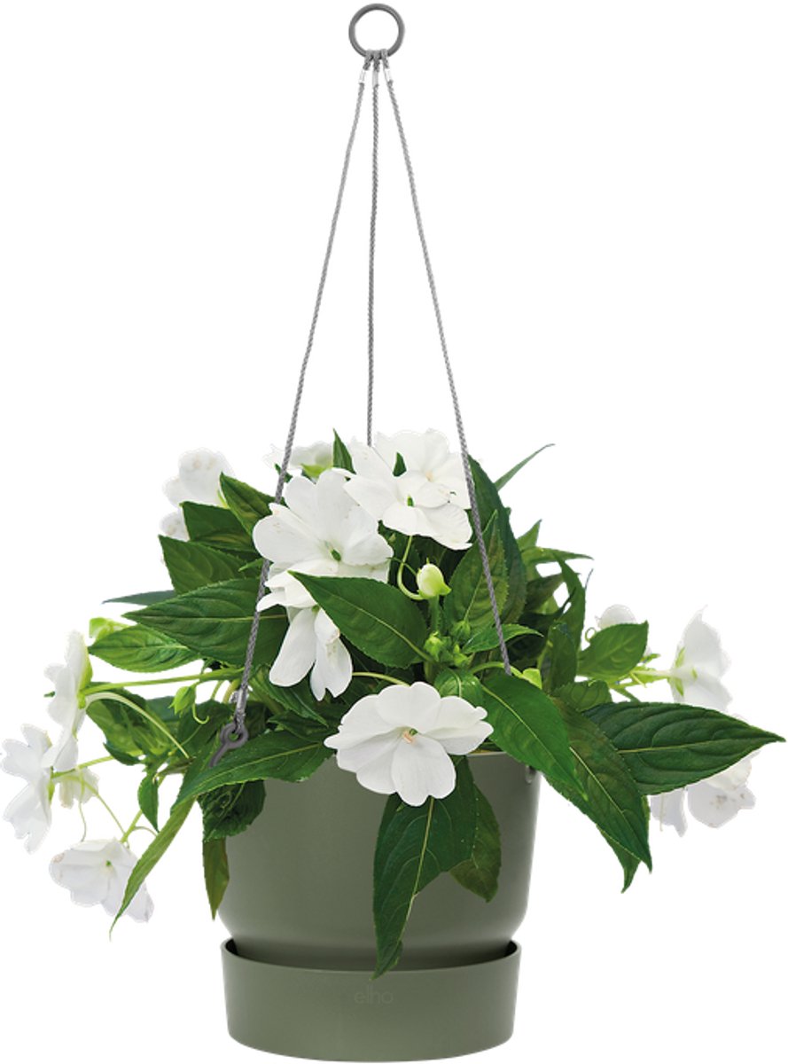 Elho Greenville Hanging Bowl 24 - Hanging Pot for Outdoors