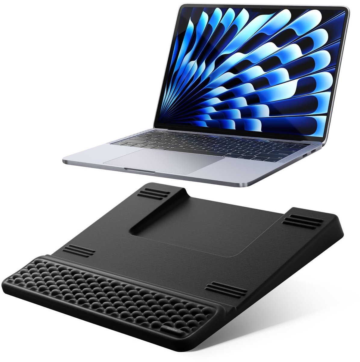 Dailygoods - Ergonomische 3-delige Set - Toetsenbord Polssteun en Muismat van Traagschuim