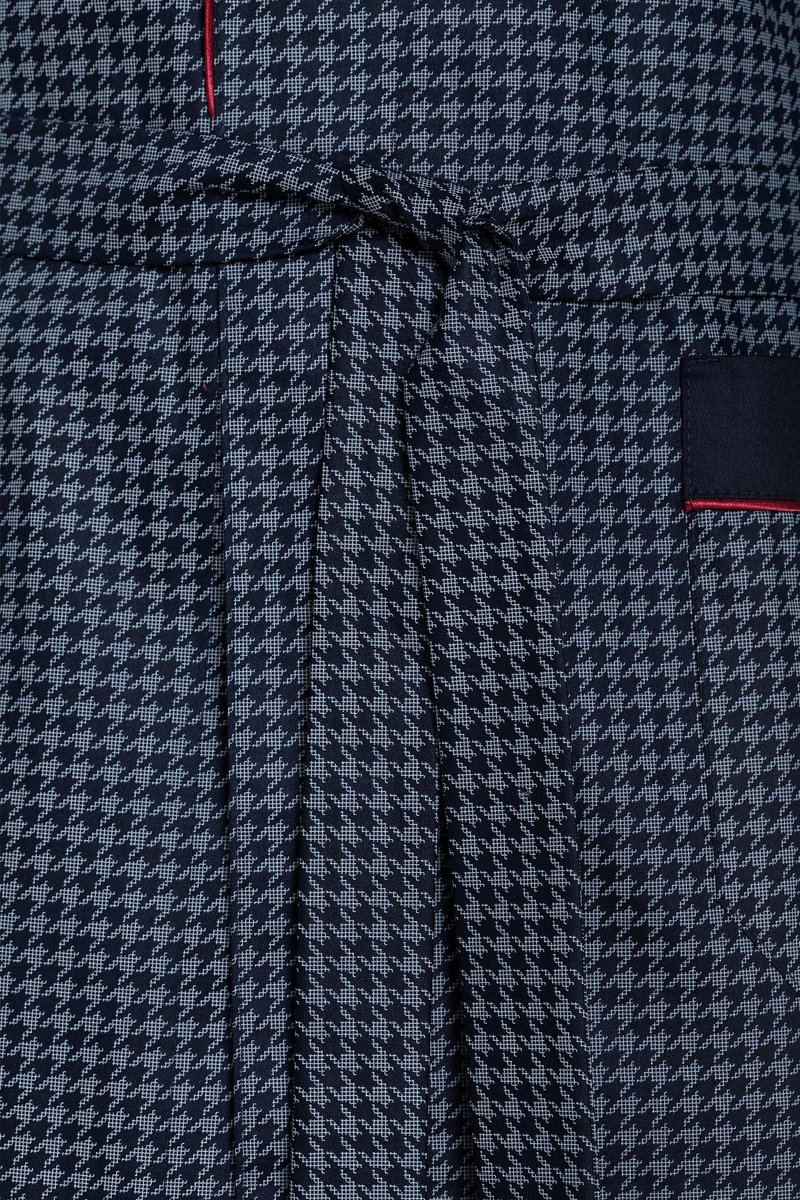 SnelShoppen - Elegante ochtendjas voor heren, sportieve badjas 4XL, made in EU, ideale saunamantel voor thuis, luxe en comfort in stijl
