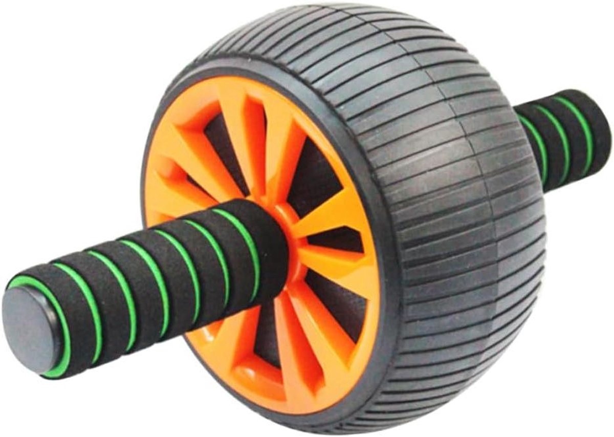 Ab Wheel Roller - Buikspierwiel Trainingswiel - Core Stabiliteit Trainen - Antislip Ontwerp - 26 x 21 x 10 cm