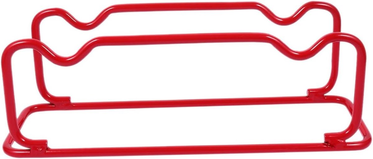 Halter rek - Halterhouder Dumbbell rek - Fitness opslag - Slijtvast ijzer - 25 x 11 x 10 cm - Rood