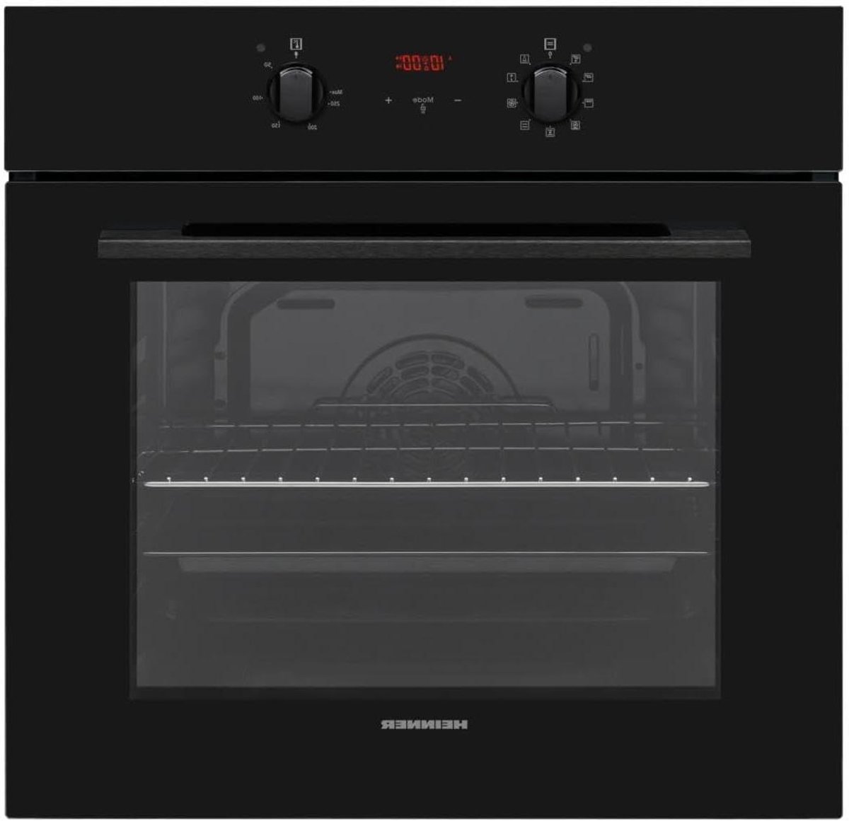 Inbouw Oven - Hete Lucht Oven - Koken en Bakken - Met Grill Functie - 70 Liter - Zwart