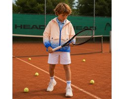 Ducksday - Jas - Windstopper - Waterafstotend - Unisex - Manta - blauw - herfst - Back to school - 146/152 - 12 jaar