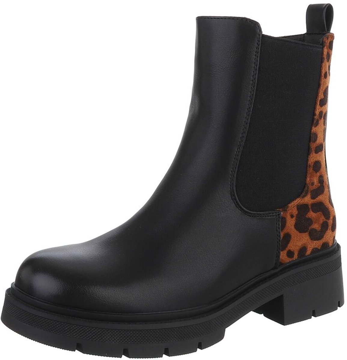 Enkellaars - Chelseastijl profielzool - Dames Mt:39
