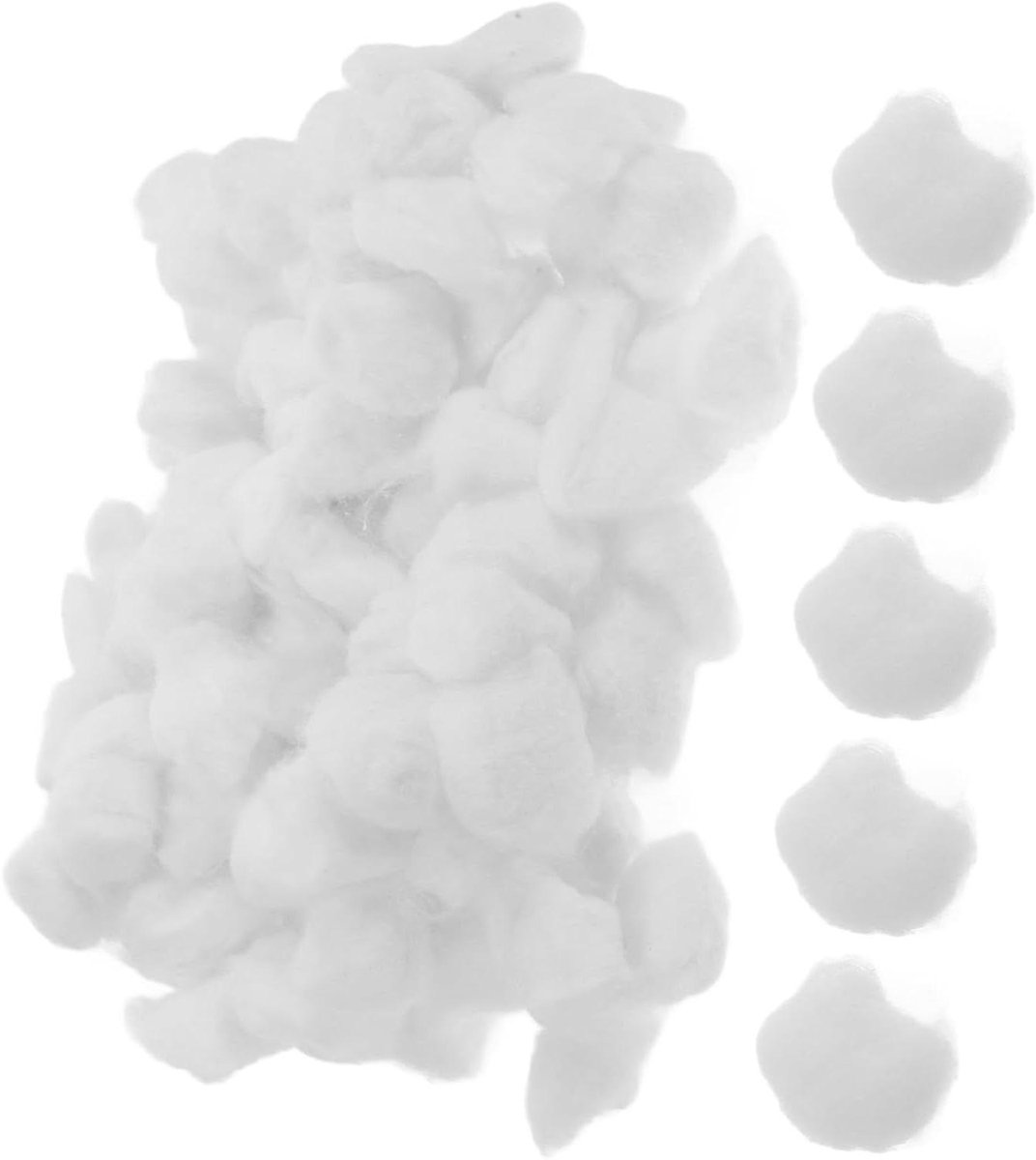 Make-up Watten - Reinigingskatoen Wattenbolletjes - Make-up Verwijderen - Multifunctioneel Gebruik - 500 g - Wit