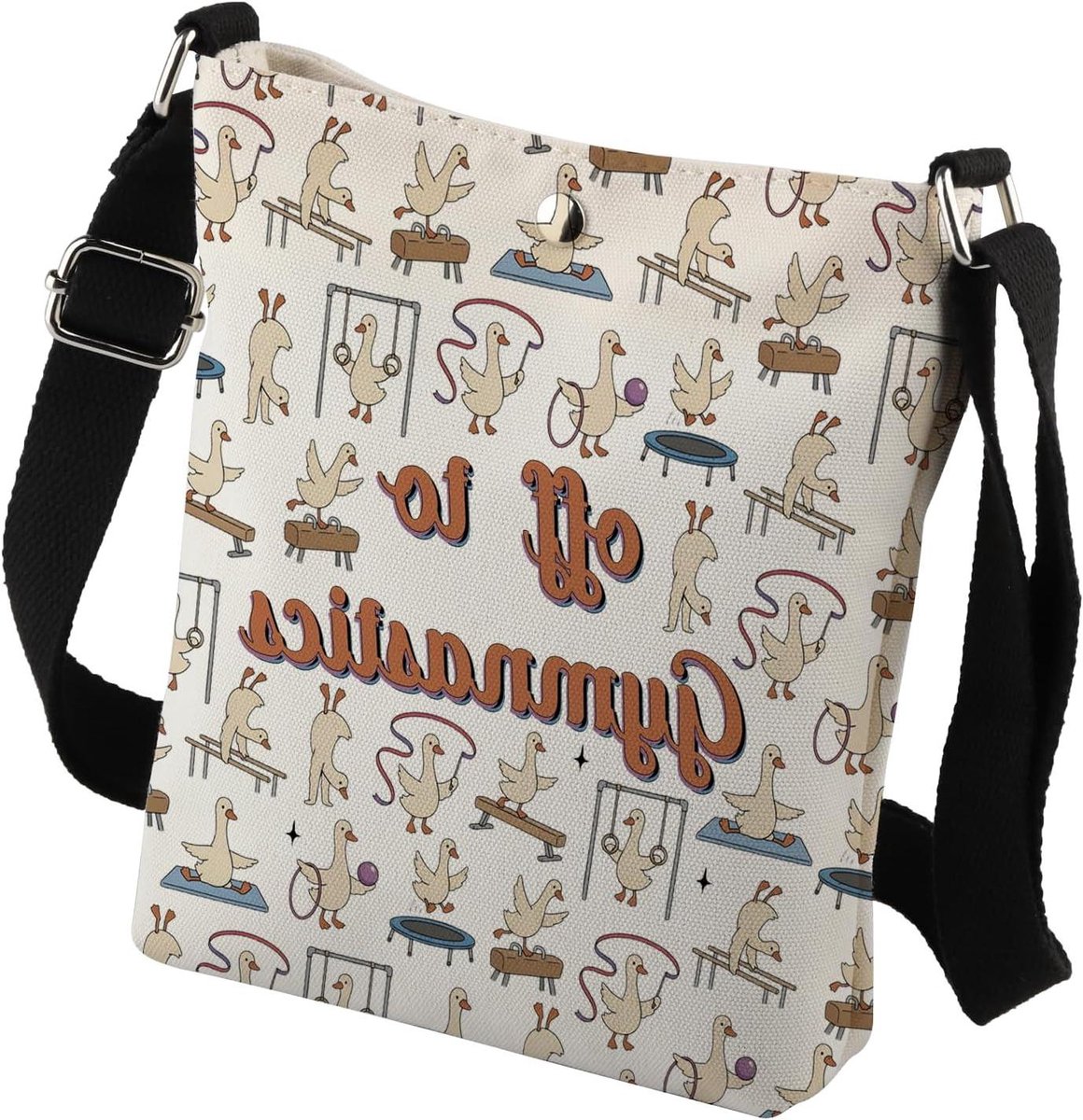 Schoudertas - Crossbody tas - Dagelijks gebruik - Verstelbare band - 21 x 18 cm - Wit