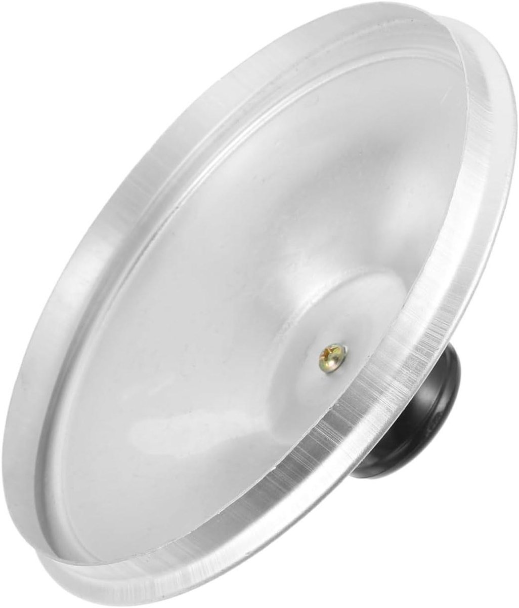 Aluminium Deksel - Pandeksel Koekenpan - Veilig Koken - Lichtgewicht Ontwerp - 16.3 cm Diameter - Zilverkleurig