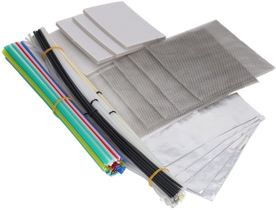 Kunststof Lasstaven - Reparatieset Plastic - Onderdelen Herstellen - 12 Kleuren 7 Soorten - 106 Delig - Multi — afbeelding 5