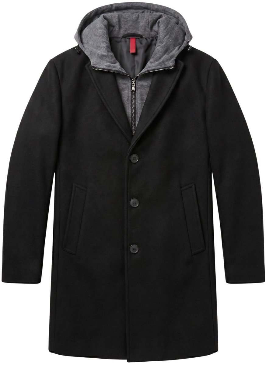 Mantel Jas Heren - Parka Heren Winterjas - LF807 - Zwart - Maat M