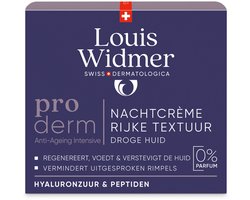 Louis Widmer Proderm Nachtcrème Rijke Textuur 50 ml