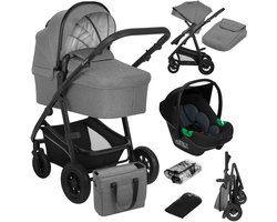 Top 10 Kinderwagens 2026: Lionelo Bianka Kinderwagen 3 in 1 – Reiswieg, Wandelwagen & Autostoel – Compact Opvouwbaar – Omkeerbare Zitting – Luchtbanden met Vering – XXL UPF50+ Capuchon – 0-22 kg – Complete Accessoireset - Astrid i-Size Lite Autostoel