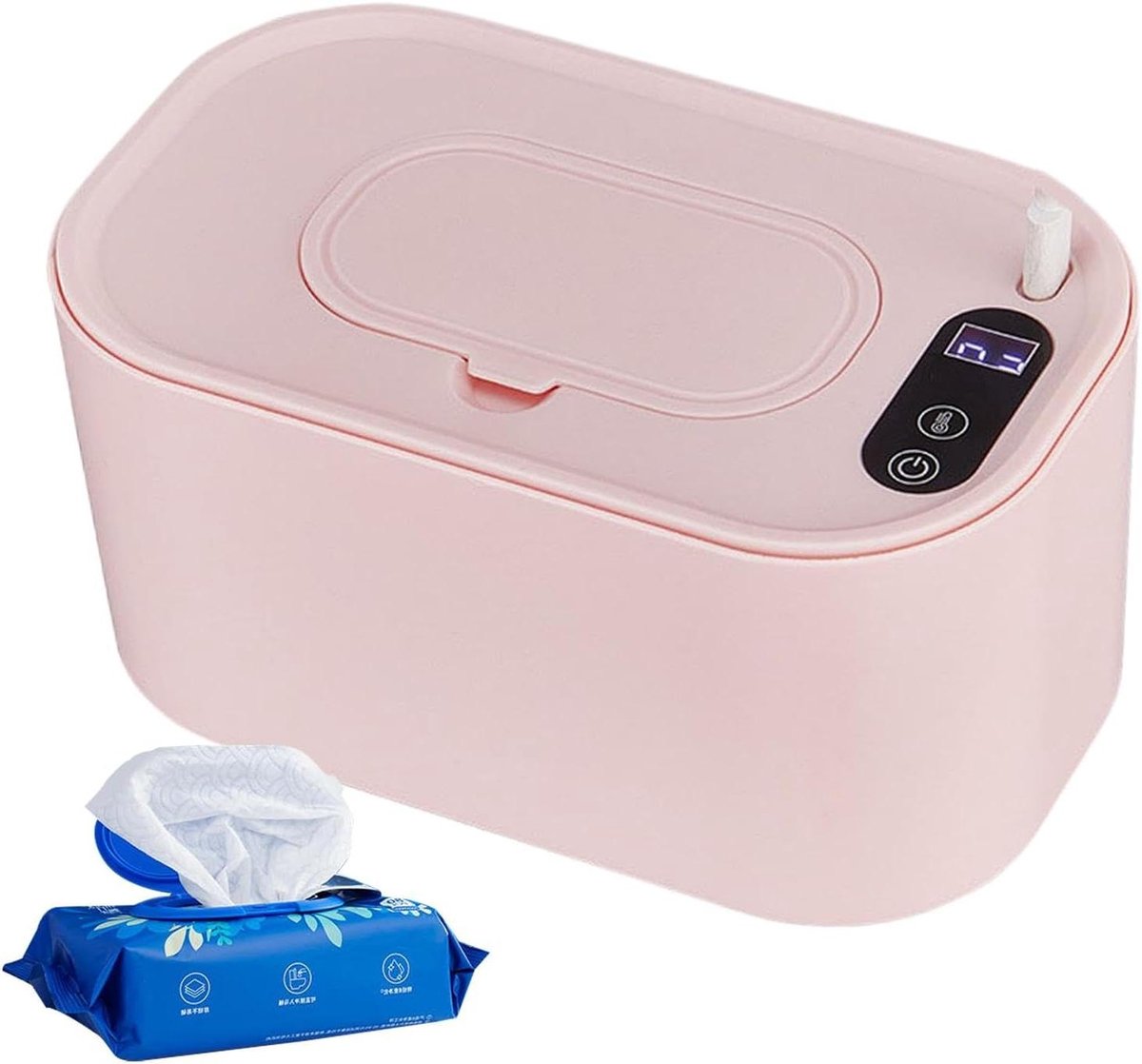 Babydoekjes Verwarmer - Veeg warmer dispenser - Babyverzorging thuis - Constante temperatuur verwarming - 21.2 x 12.9 x 11.1 cm