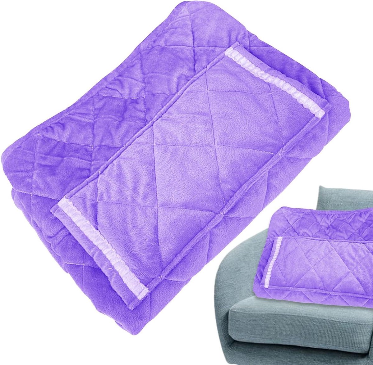 Verwarmde Deken - Elektrische Deken - Warm Blijven - Snelle Verwarming - 60x80cm - Grijs