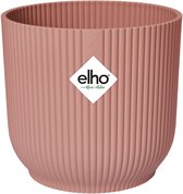 Elho Vibes Fold Rond 47 - Grote Bloempot voor Binnen - Gemaakt voor elke dag - Ø 47 x H 43.6 - Delicaat roze