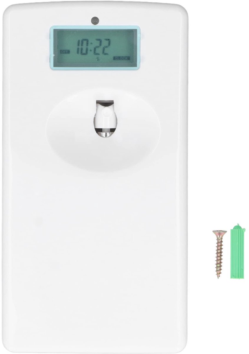SnelShoppen - Automatische Luchtverfrisser Dispenser aan de Muur Gemonteerd, Geurspray Dispenser voor Thuis, Kantoor, Keuken, Aroma Diffuser voor Fris
