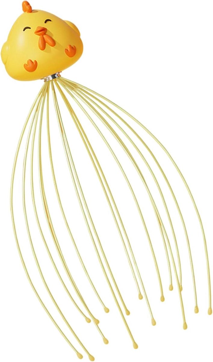 Hoofdmassage Klauw - Hoofdhuid Stimulator - Stress Verlichten - 16 Flexibele Vingers - 18.5 x 10.5 cm - null
