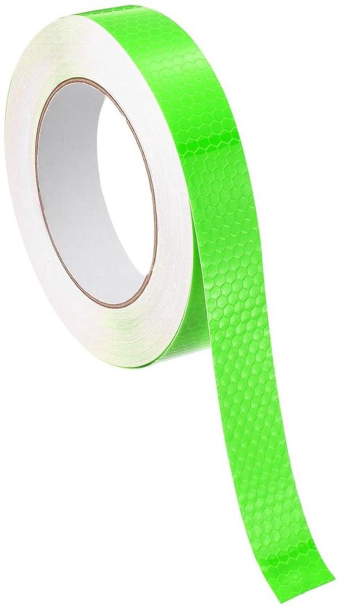 Reflecterend waarschuwingsplakband voor aanhangers, motorfietsen en boten 2,5 cm x 167 m