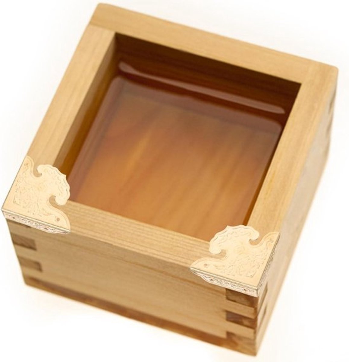 Beschermende hoekbescherming voor meubels - 4 stuks - Legering - Decoratief - Houten hoekbeschermer - Messing - Hoekhouder