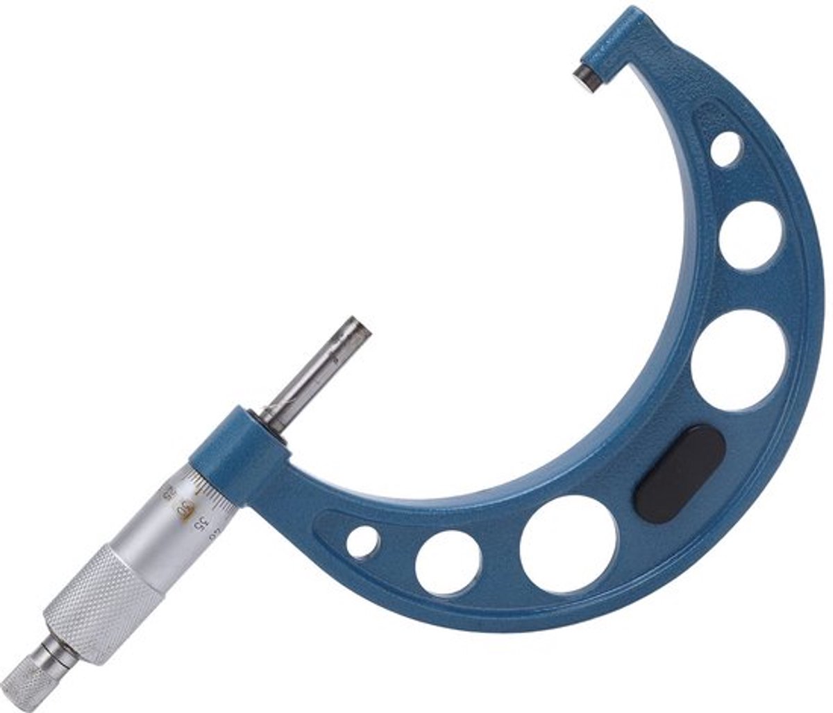 Buitenmicrometer Professionele Precisie - Draagbare Micrometer - Aluminiumlegering - Meetnauwkeurigheid 0,01 mm - Schuifmaat - Opbergdoos inbegrepen - Meetinstrument