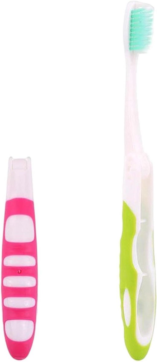 Opvouwbare Tandenborstel - Reistandenborstel Backpacktandenborstel - Mondhygiëne Onderhouden - Compact Opvouwbaar Ontwerp - 196 cm - Gedifferentieerde Kleuren