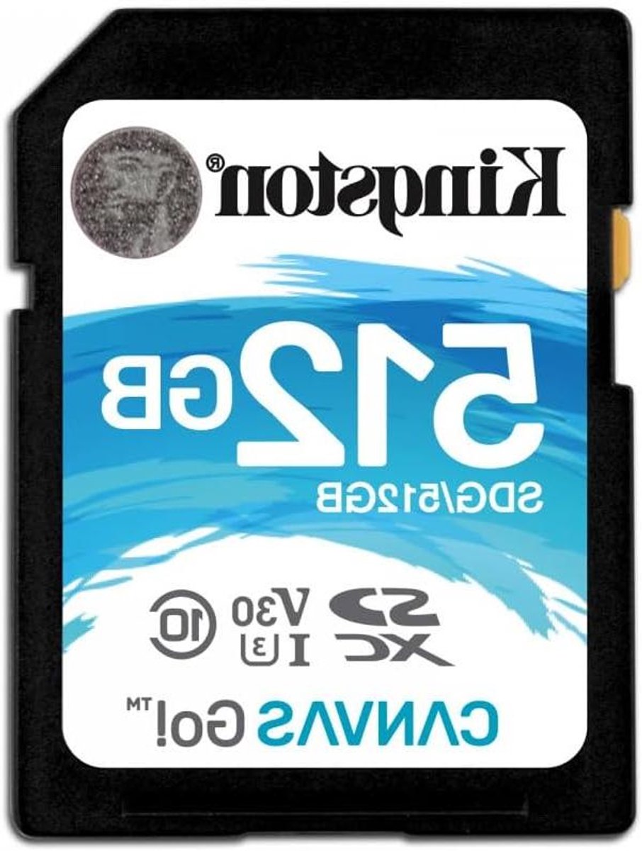 Geheugenkaart - SD kaart - Video opnames - Hoge snelheden - 512 GB - Zwart