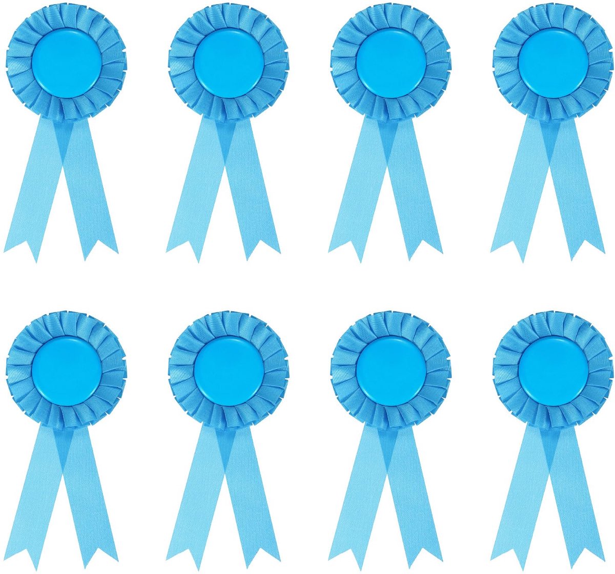 Dailygoods - Lege Award Bands voor Winnaars - 1e Plaats Medaillebanden, Set van 8