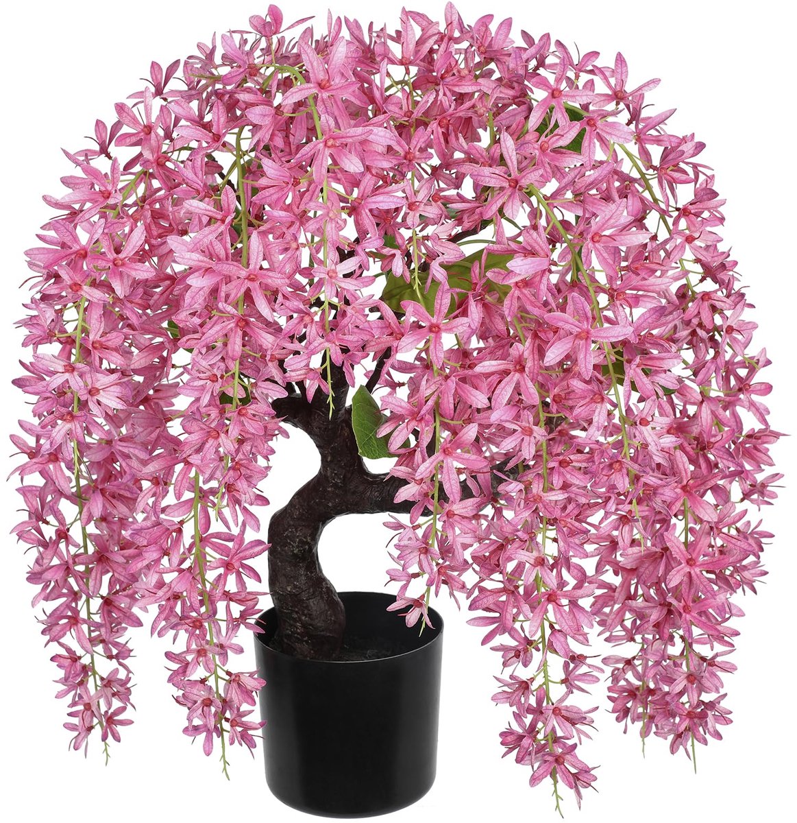 Dailygoods - Wisteria Kunstbloemen - 47 cm voor Decoratie in Huis en Kantoor