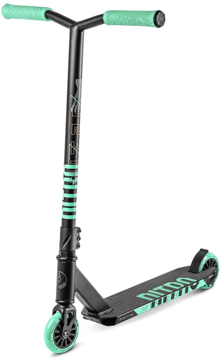 SnelShoppen - Kinderstep Movino Freestyle Step | Pro Stunt Scooter met ABEC 9 lagers | Acrobatiebestendig | 100 mm Wielen | Lichtgewicht Aluminium 606