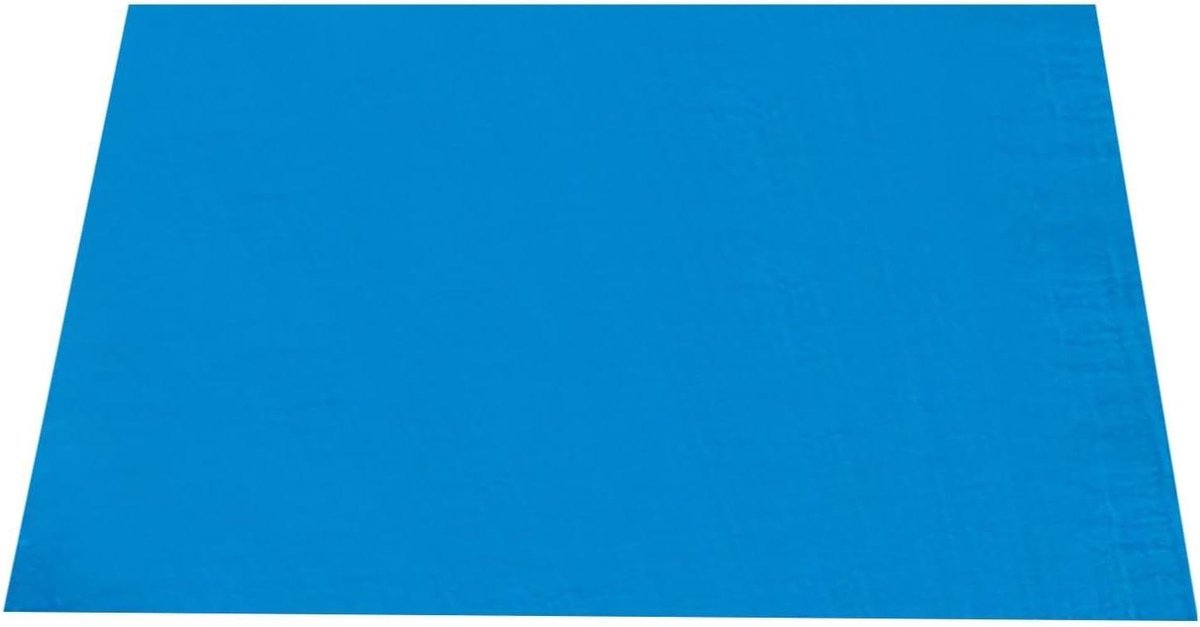 Zwembad Bodembeschermer – Grondzeil Onderlegger – Zwembad Beschermen – Punctiebestendig PE Materiaal – 35 x 25 cm – Blauw